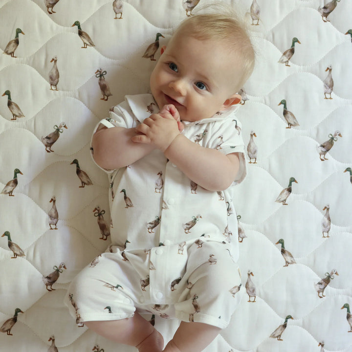 Fledge and Thread Romper - Duck
