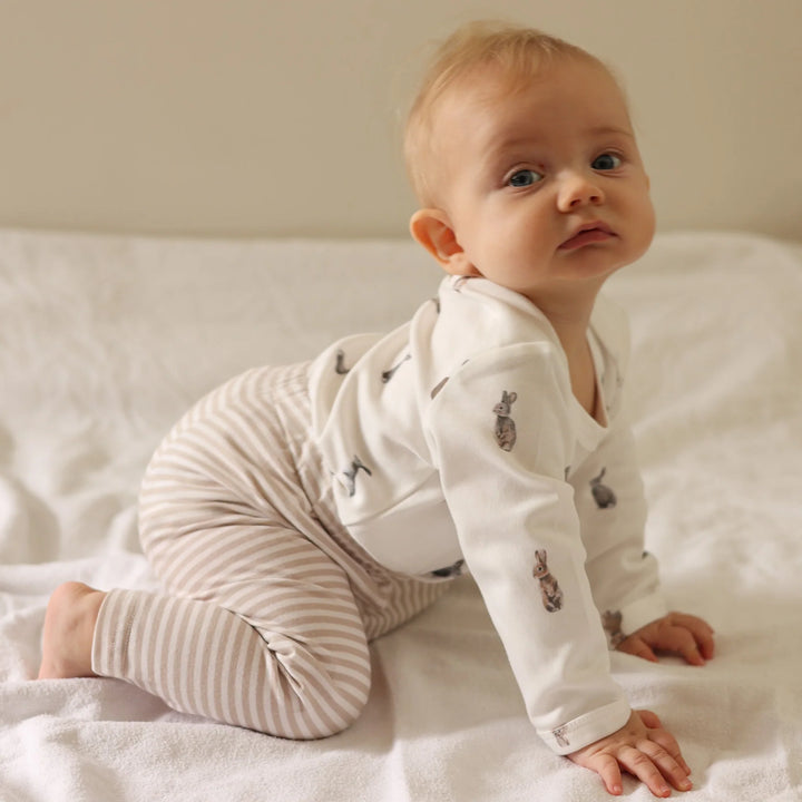 Fledge and Thread Pants - Oat Stripe