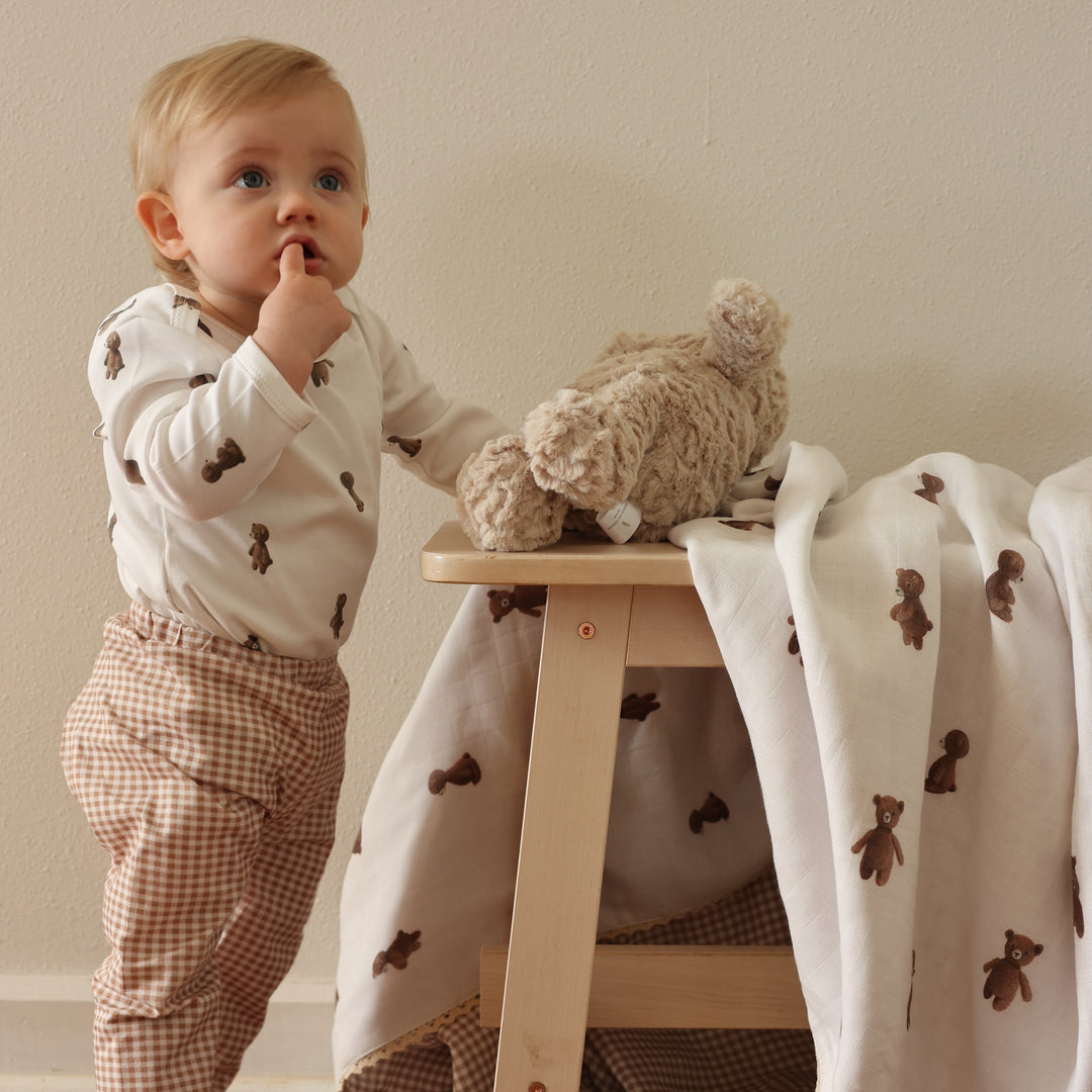 Fledge and Thread Bodysuit - Teddy Bear