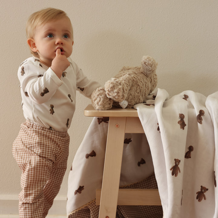 Fledge and Thread Bodysuit - Teddy Bear