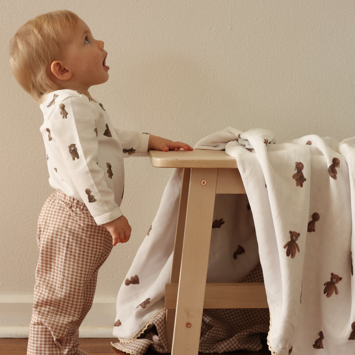 Fledge and Thread Bodysuit - Teddy Bear