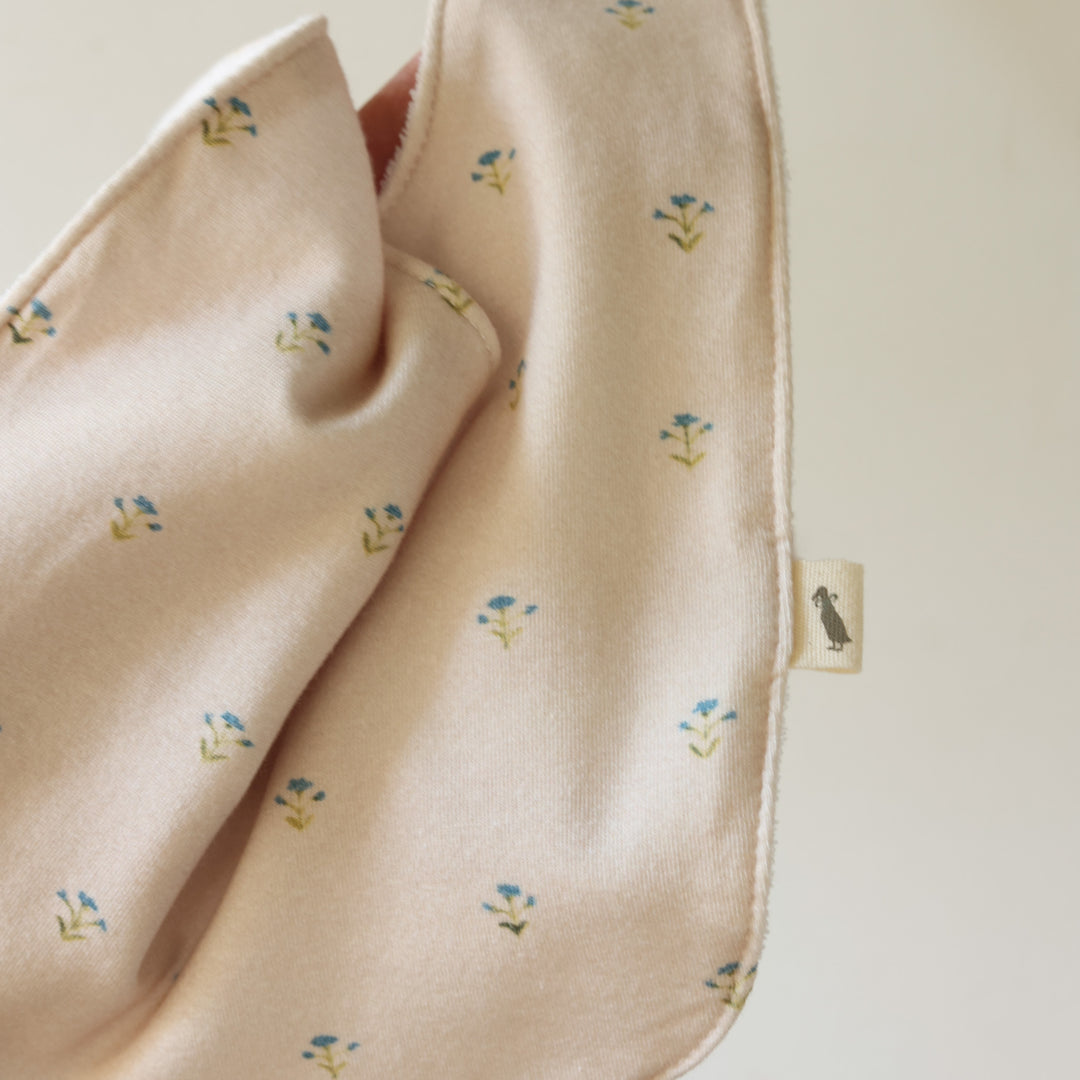 Fledge and Thread Bib - Blue Floral