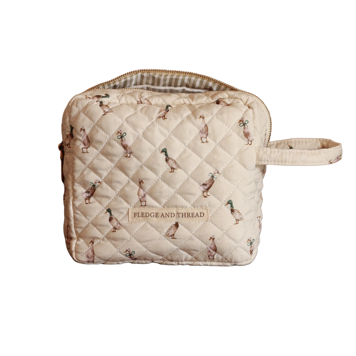 Fledge and Thread Quilted Change Bag - Duck