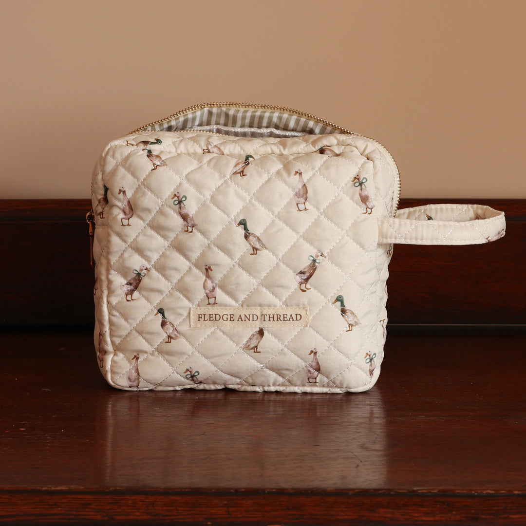 Fledge and Thread Quilted Change Bag - Duck