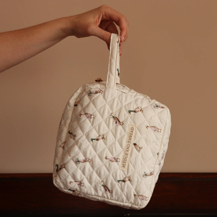 Fledge and Thread Quilted Change Bag - Duck