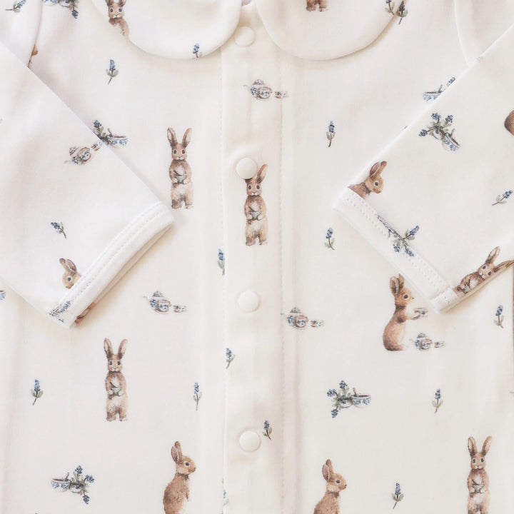 Fledge and Thread Babygrow - Bunny Tea Party