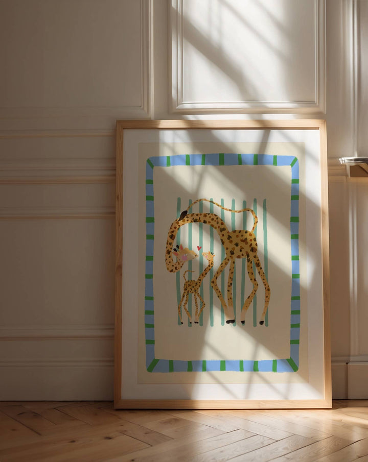 Kate Fox Design Gerald Giraffe Print - A3