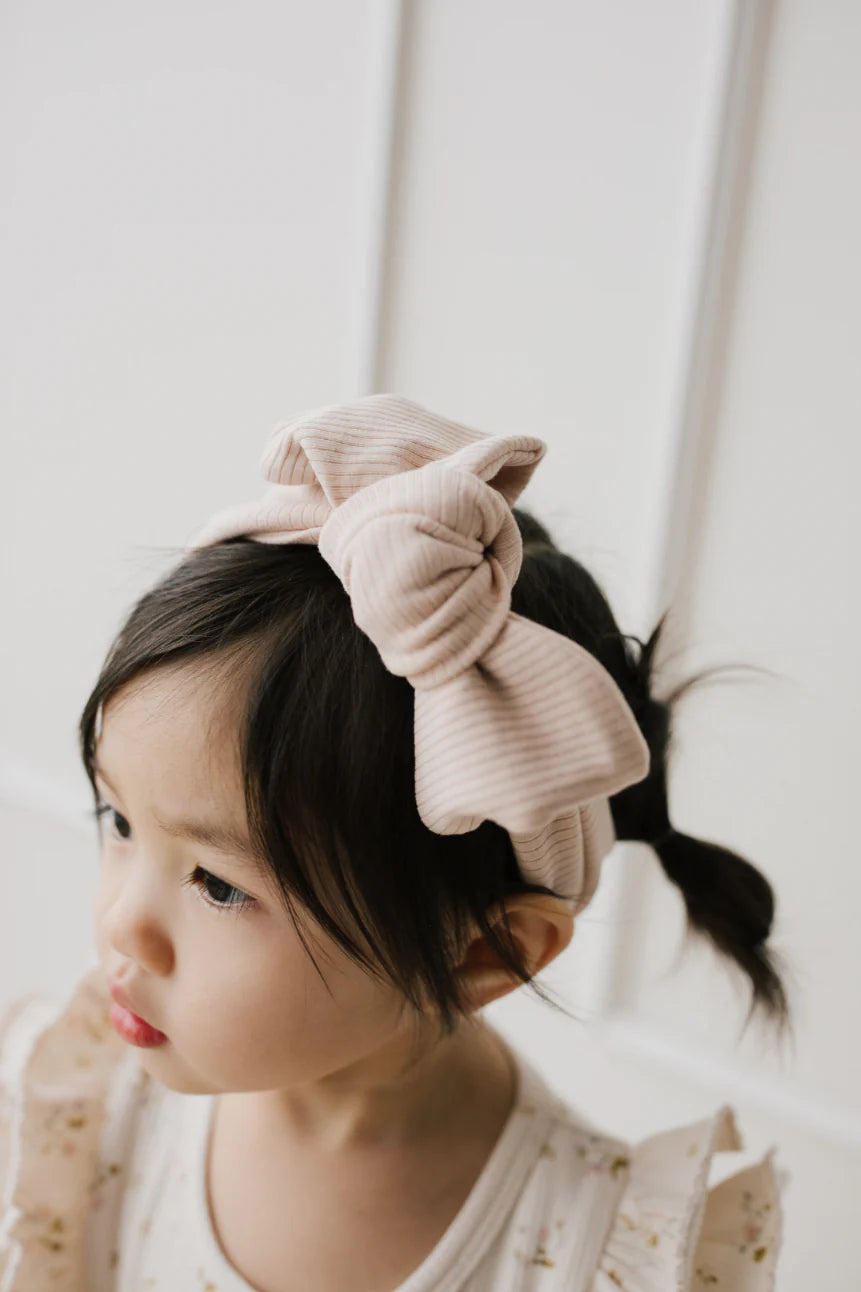 Organic Cotton Lilian Headband - Rose Dust