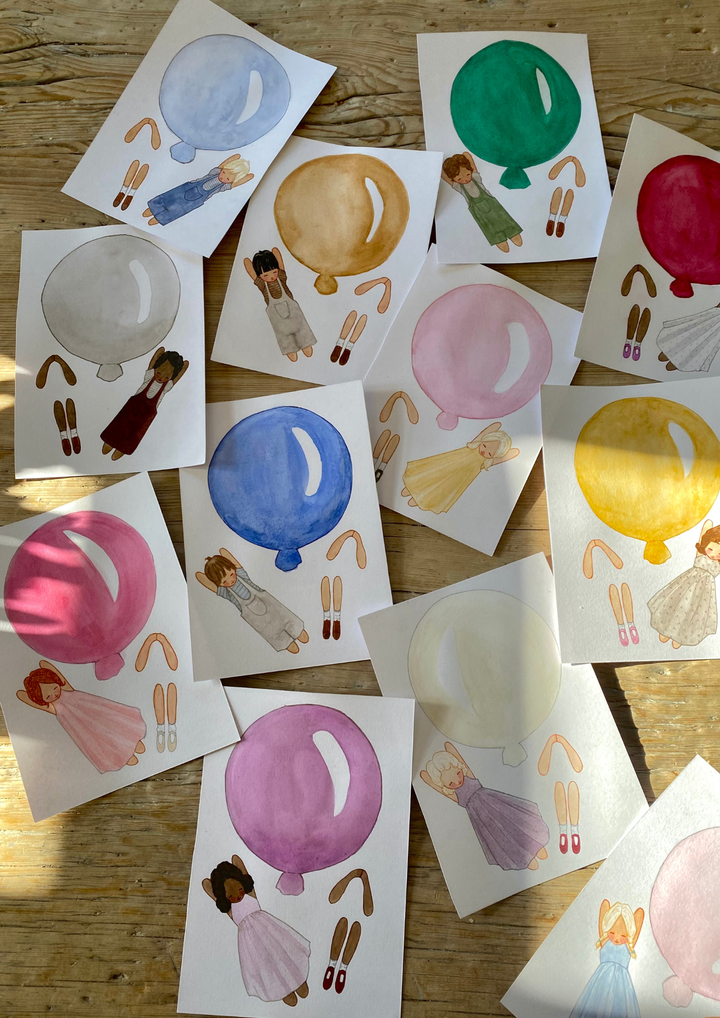 Tall Hat Tales Boy Balloon - Blue