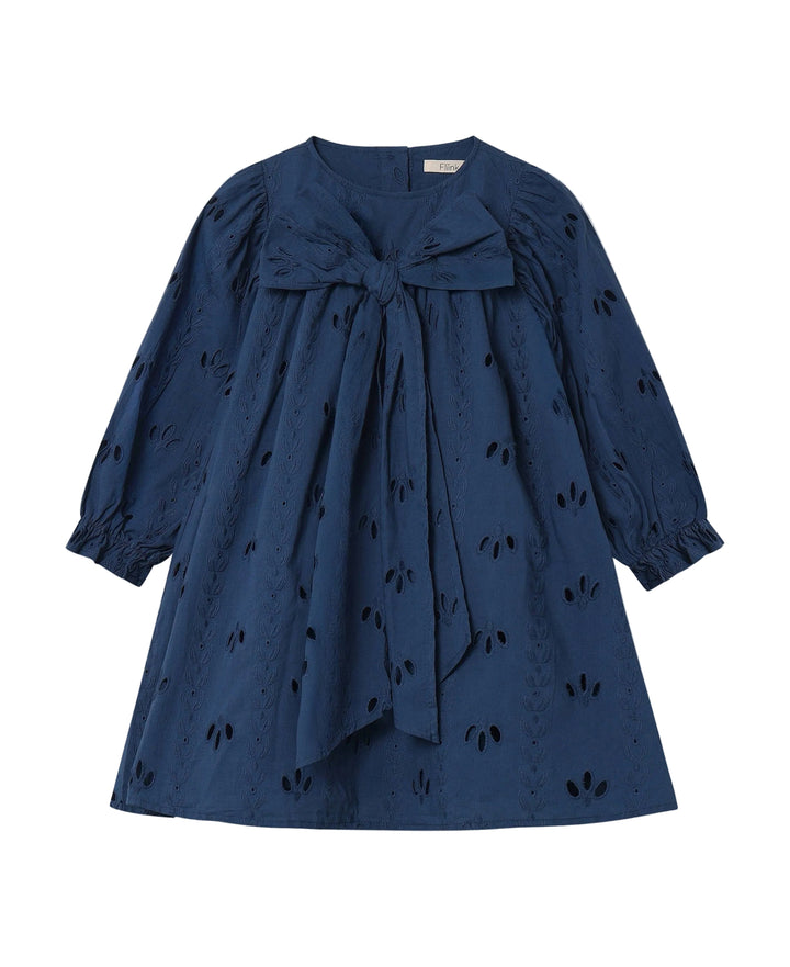 Fliink Camma Bow Dress - Insignia Blue