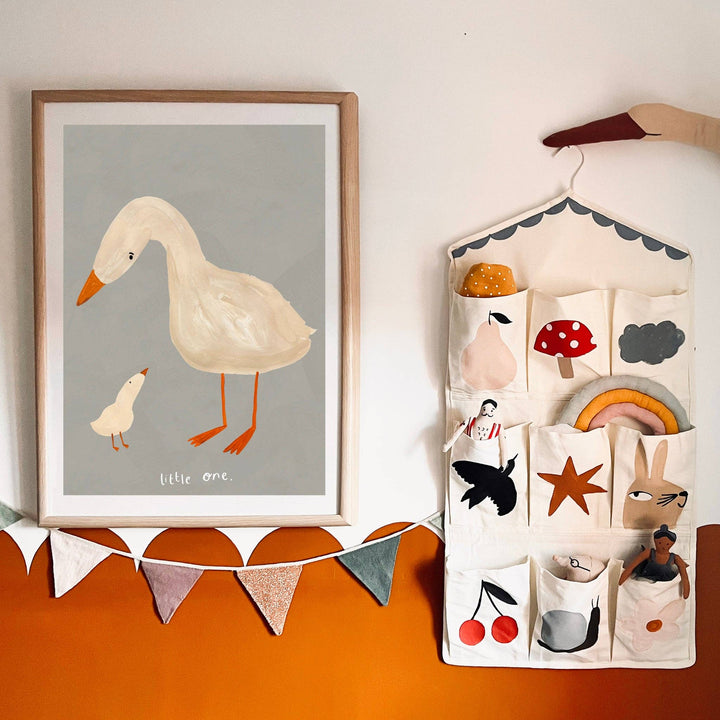 Yaya Studio Hand Painted Wall Organiser - Multi