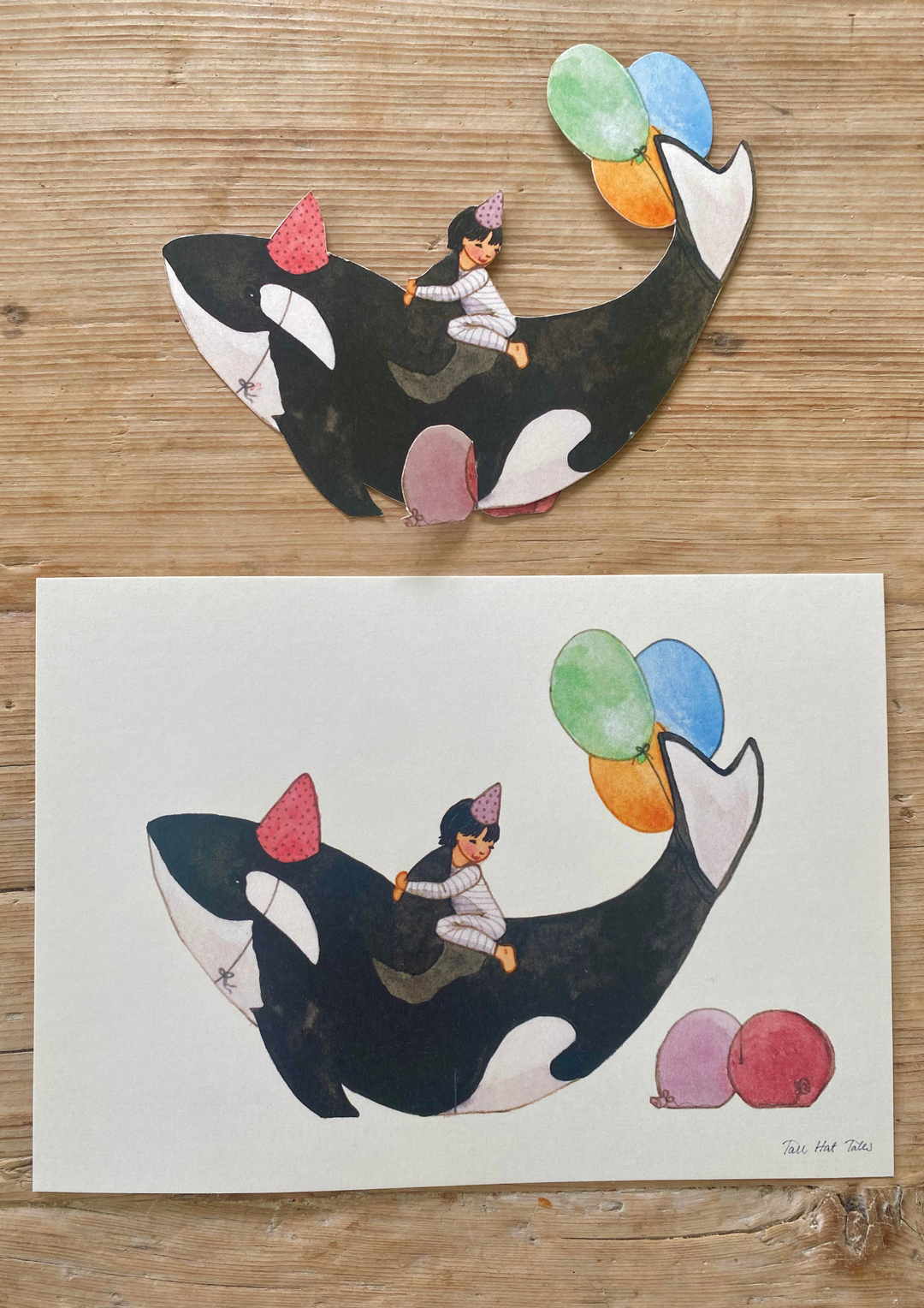 Tall Hat Tales Birthday Decoration - Orca
