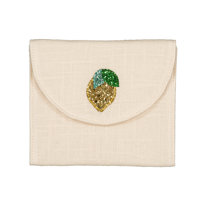 Luciole et Petit Pois Barrette Holder Pouch - Lemon