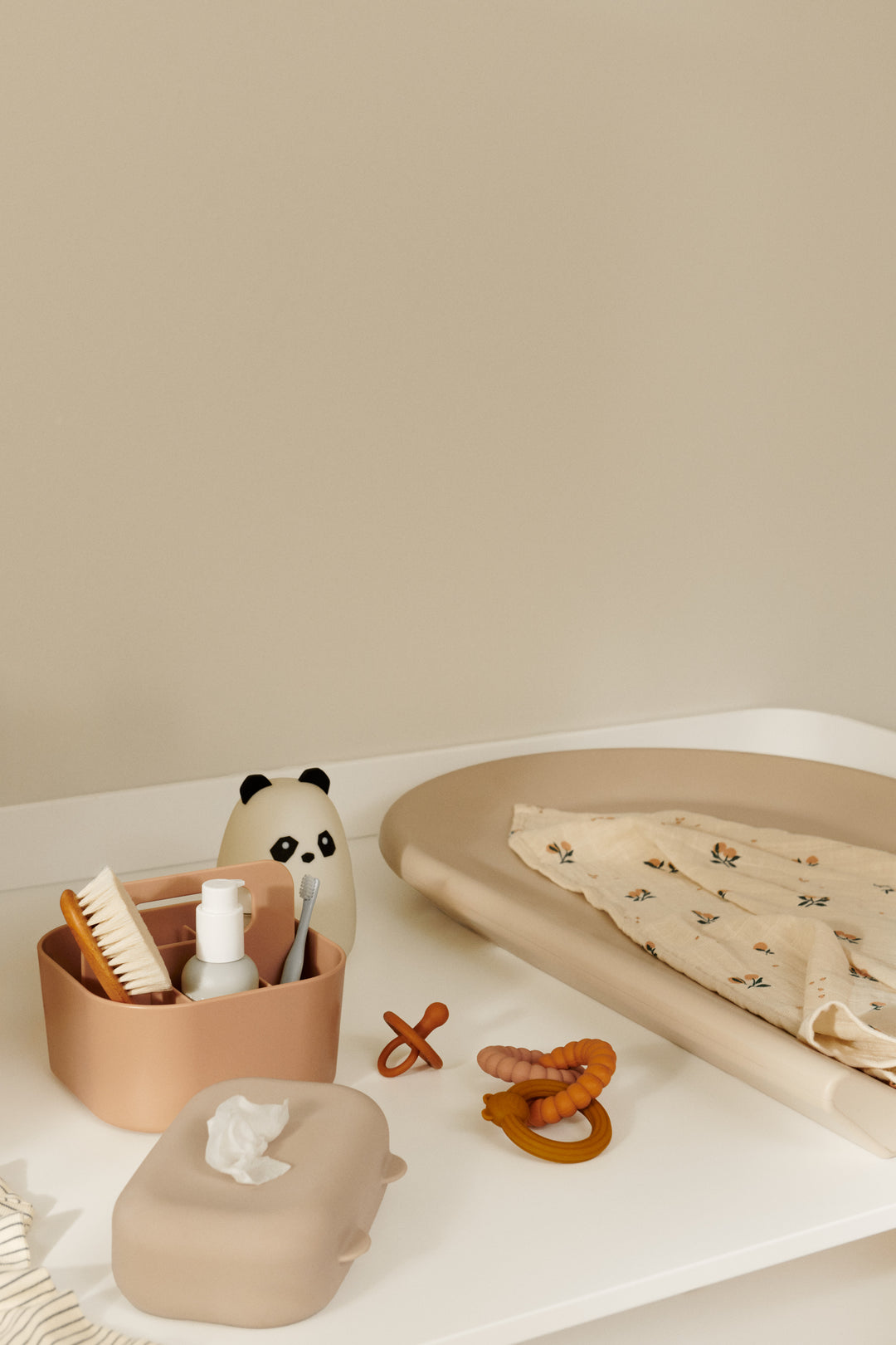 Liewood Lewis Muslin Cloth 2 Pack - Peach / Sea Shell Mix