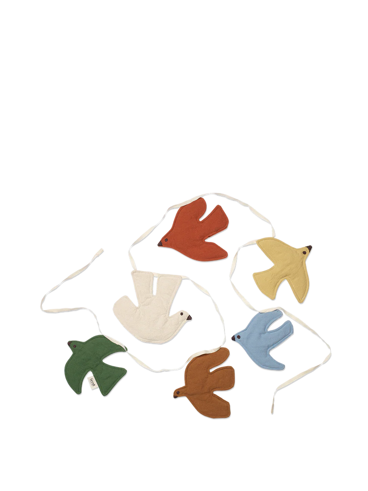Ferm Living Swif Bird Garland - Multi