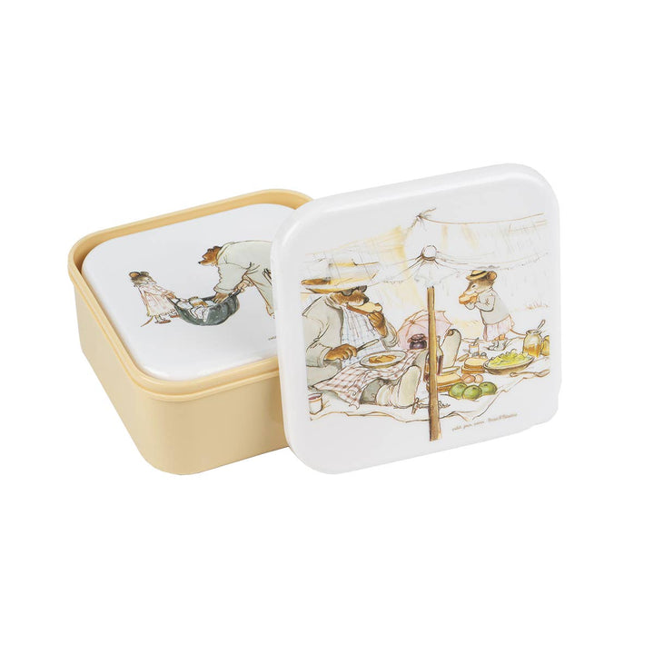 Petit Jour Paris Set of 3 Snack Boxes Ernest & Célestine - Beige Multi