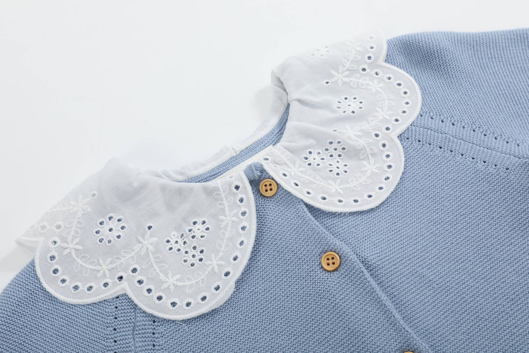 Ben & Lola Esme Cotton Cardigan - Soft Blue