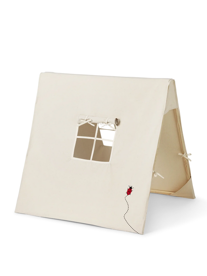 Ferm Living Mini Tent with Ladybird Embroidery - Natural