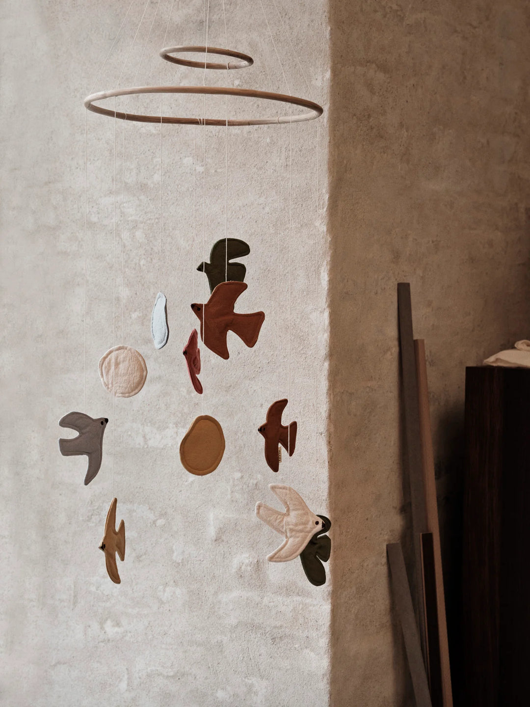 Ferm Living Swif Bird Mobile - Multi