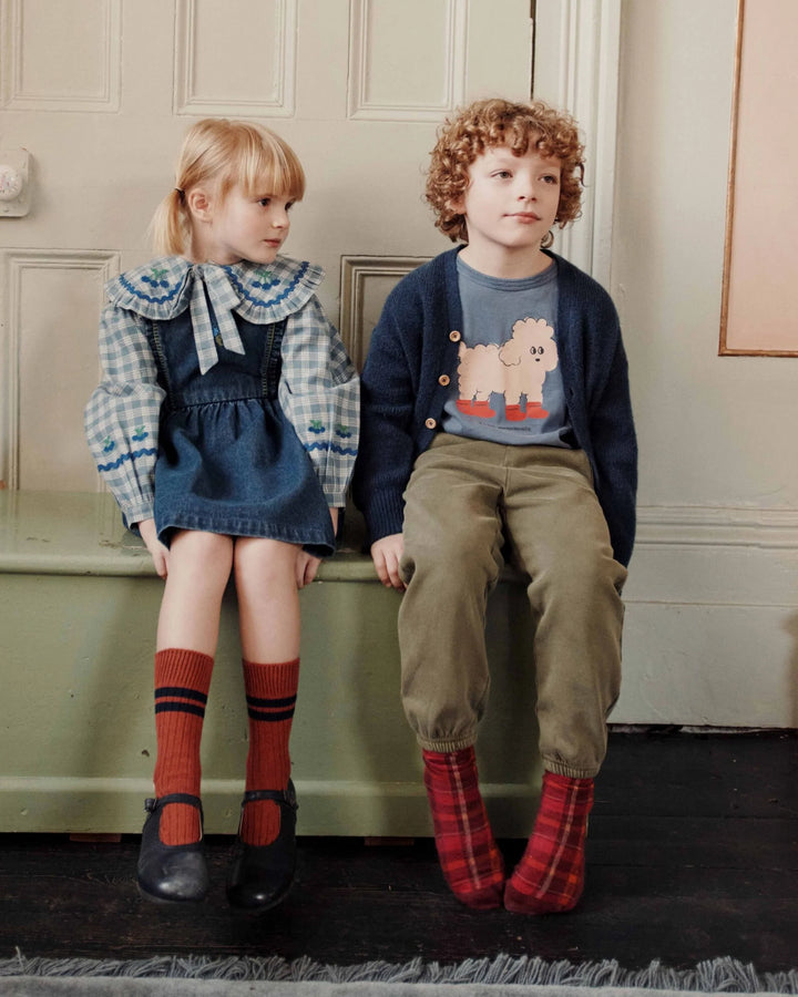 Émilie et Ida Long Sleeve Tee - Poodle