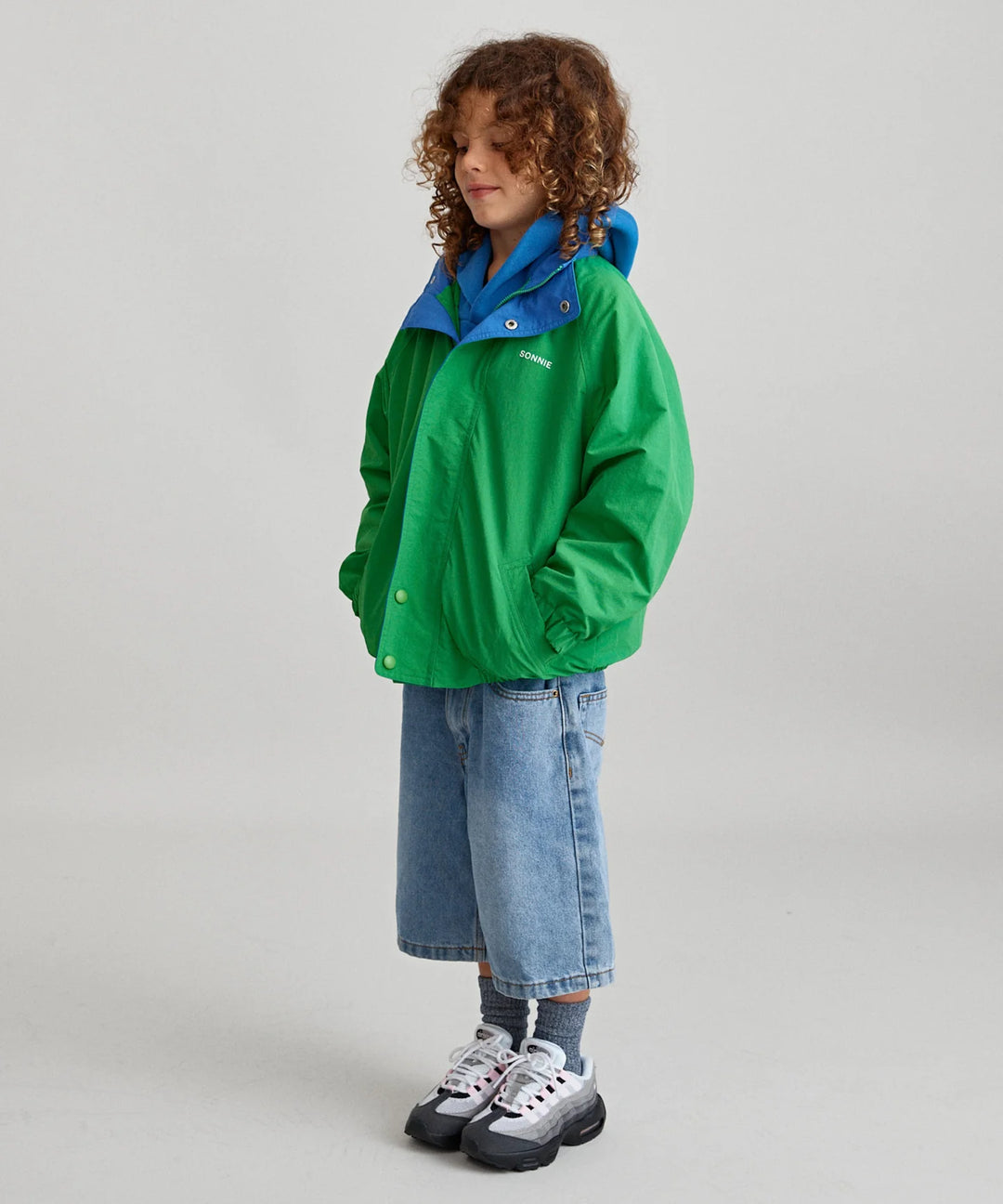 Sonnie Rain Jacket - Green / Blue