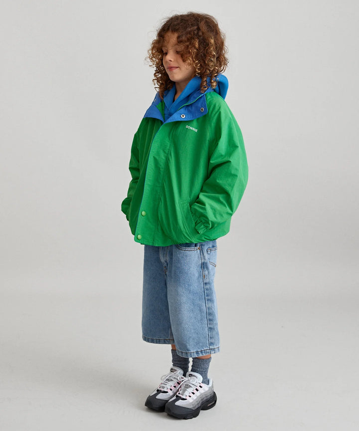 Sonnie Rain Jacket - Green / Blue