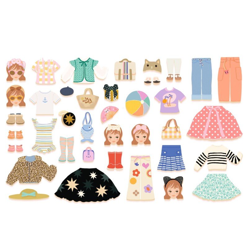 Djeco Inzebox Magnet Game - Dressing Up