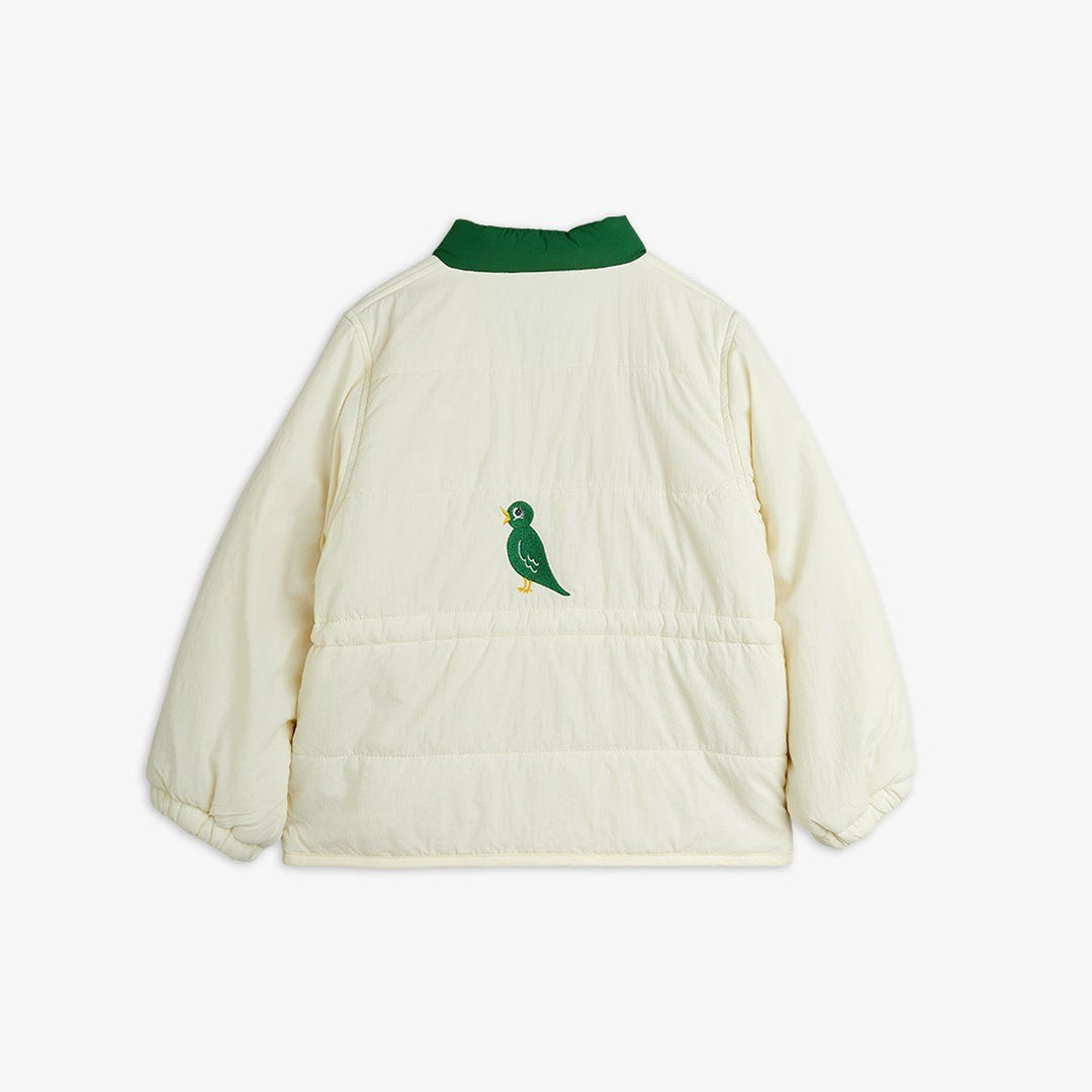 Mini Rodini Bird Light Padded Jacket - Off White
