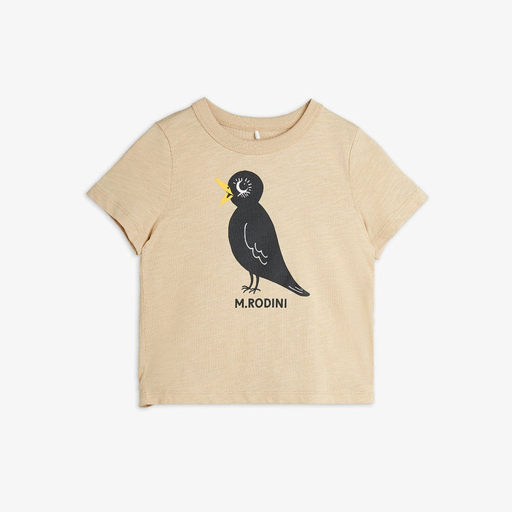 Mini Rodini Blackbird Tee - Beige