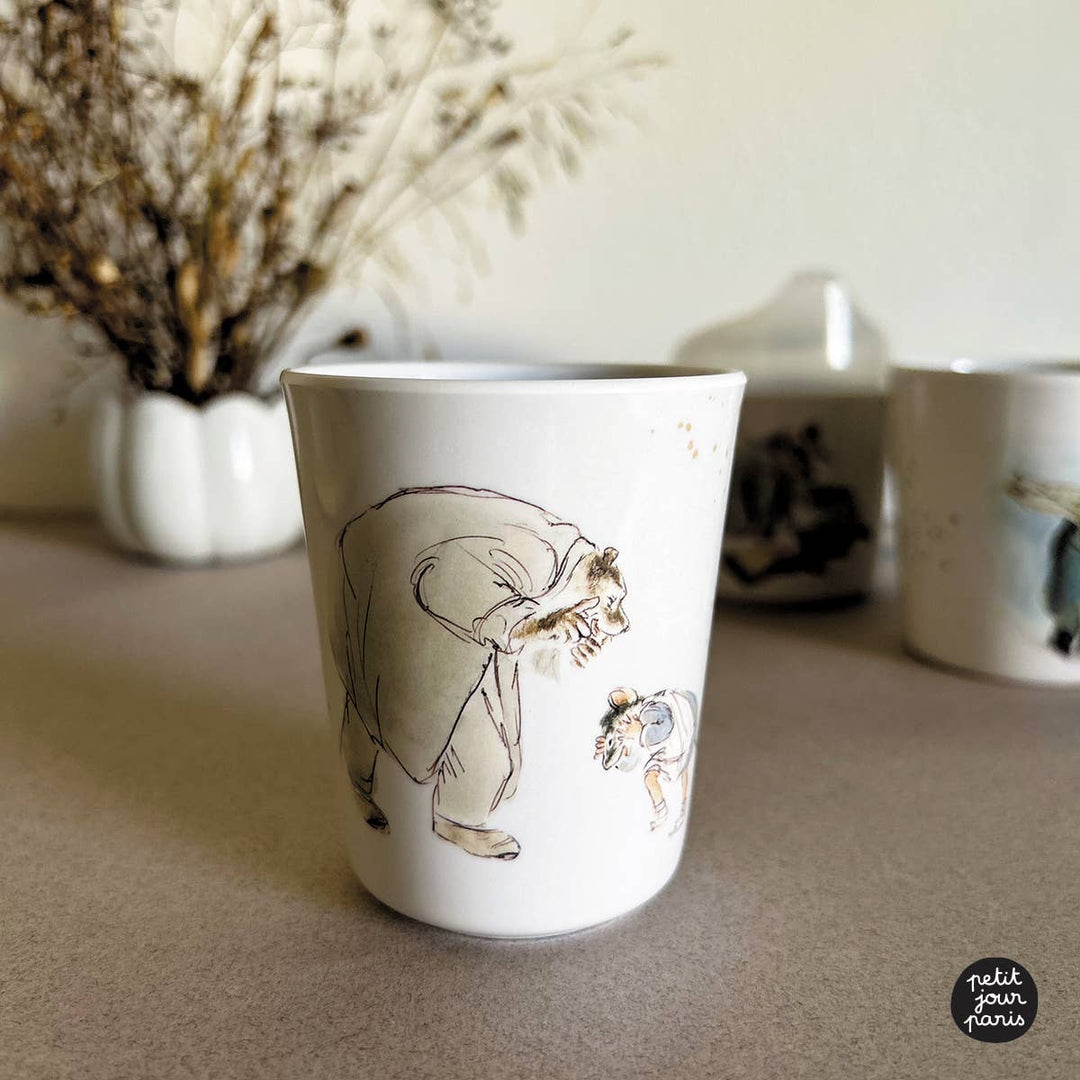 Petit Jour Paris Ernest & Célestine Mini Tumbler Cup - Grey