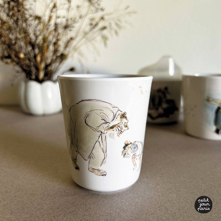 Petit Jour Paris Ernest & Célestine Mini Tumbler Cup - Grey