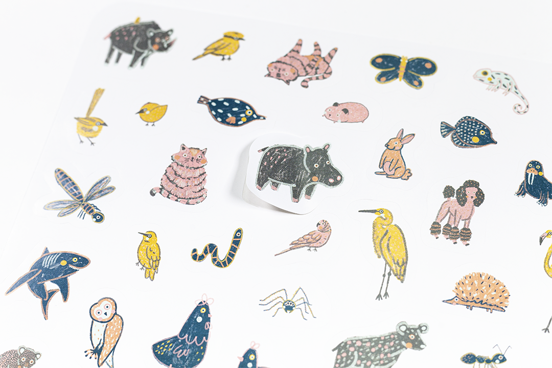 Edicare Editora 160 Sticker Set - Animals