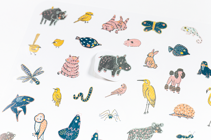 Edicare Editora 160 Sticker Set - Animals