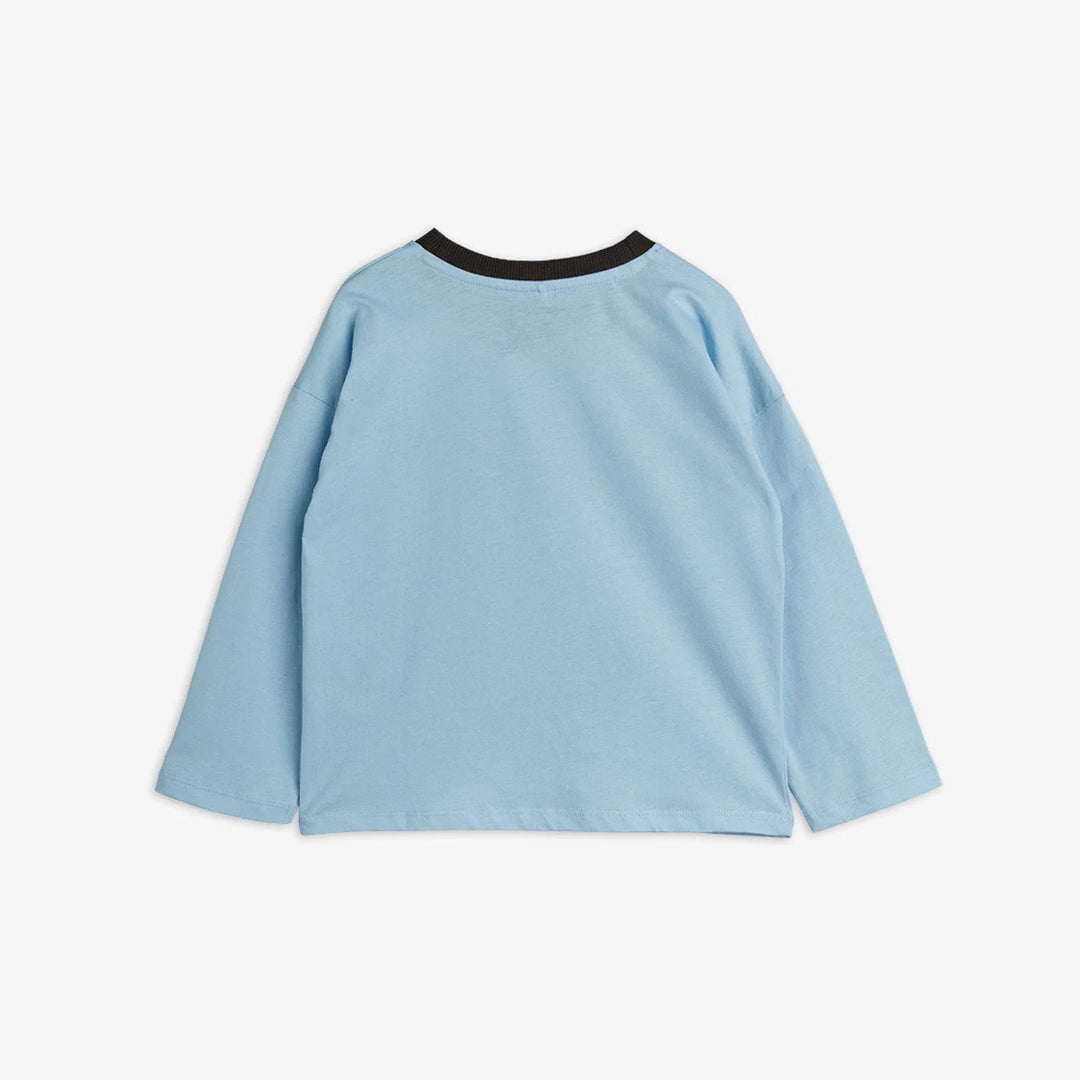 Mini Rodini Doggies Long Sleeve Tee - Blue