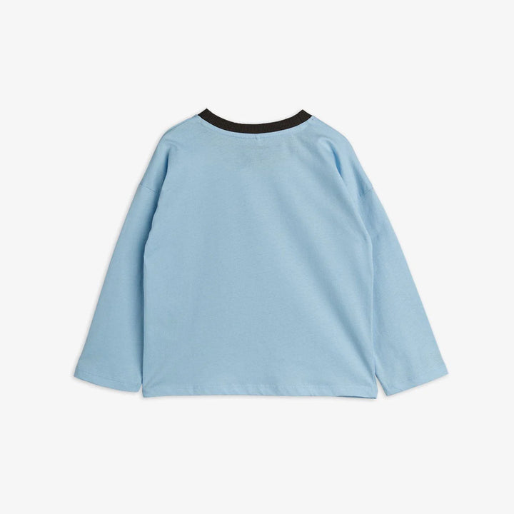 Mini Rodini Doggies Long Sleeve Tee - Blue