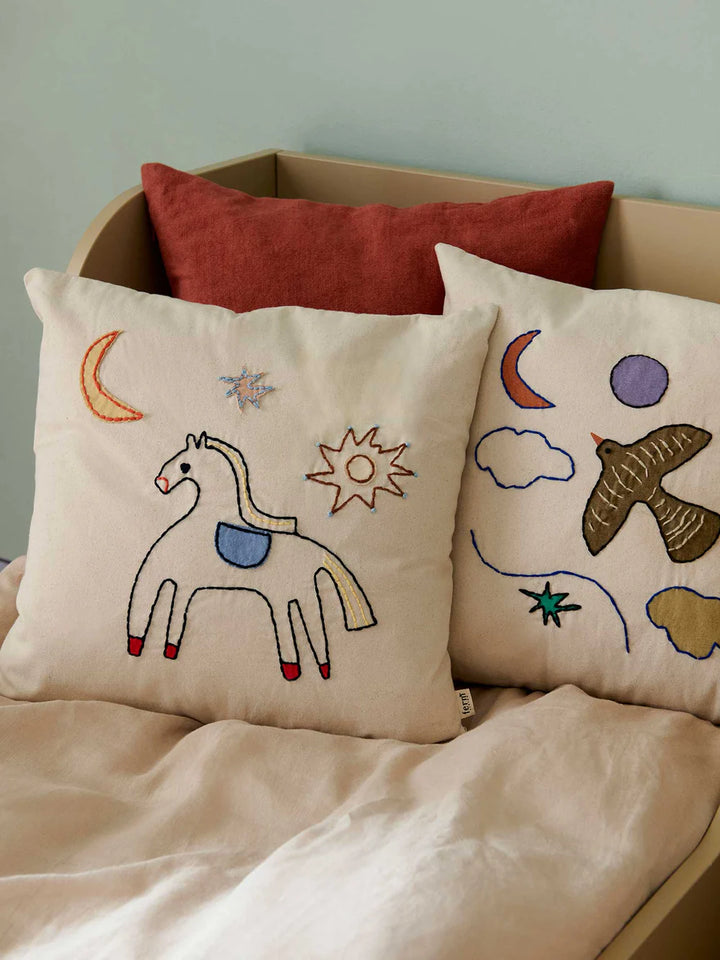 Ferm Living Naïve Cushion - Horse