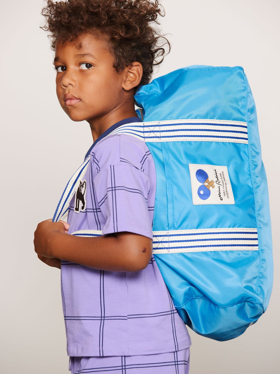 Mini Rodini Table Tennis Gym Bag - Blue