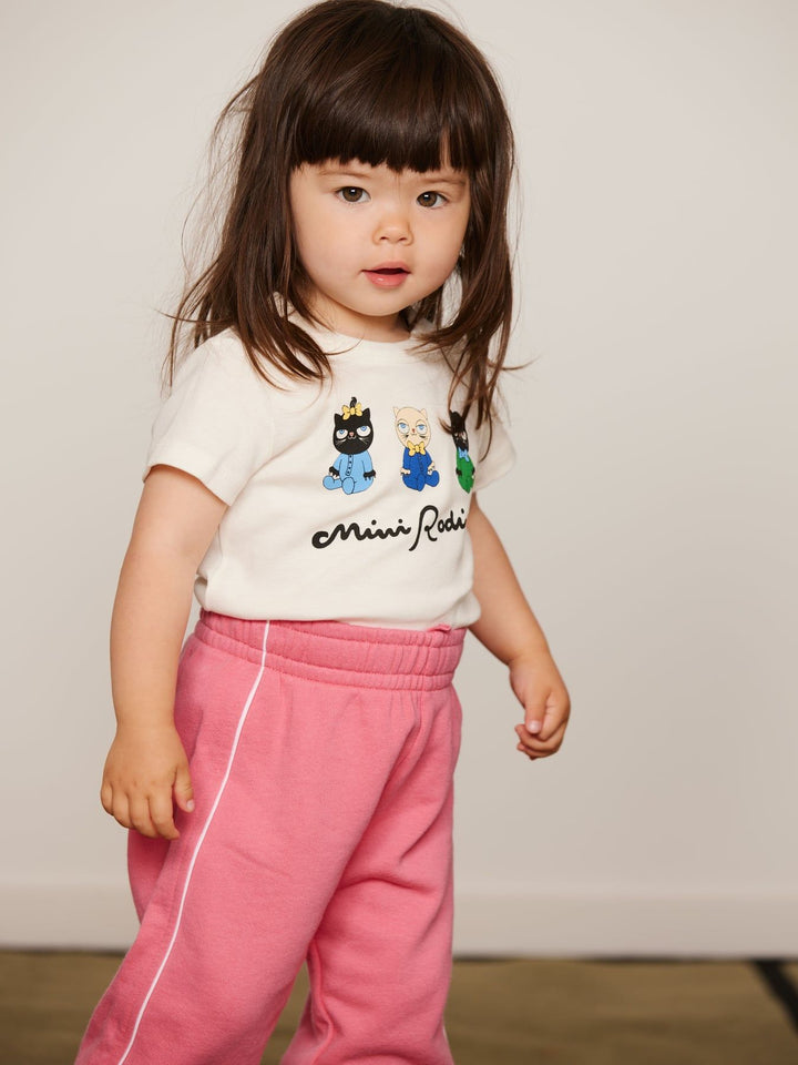 Mini Rodini Minibabies Short Sleeve Tee - White