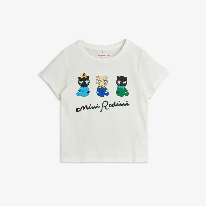 Mini Rodini Minibabies Short Sleeve Tee - White