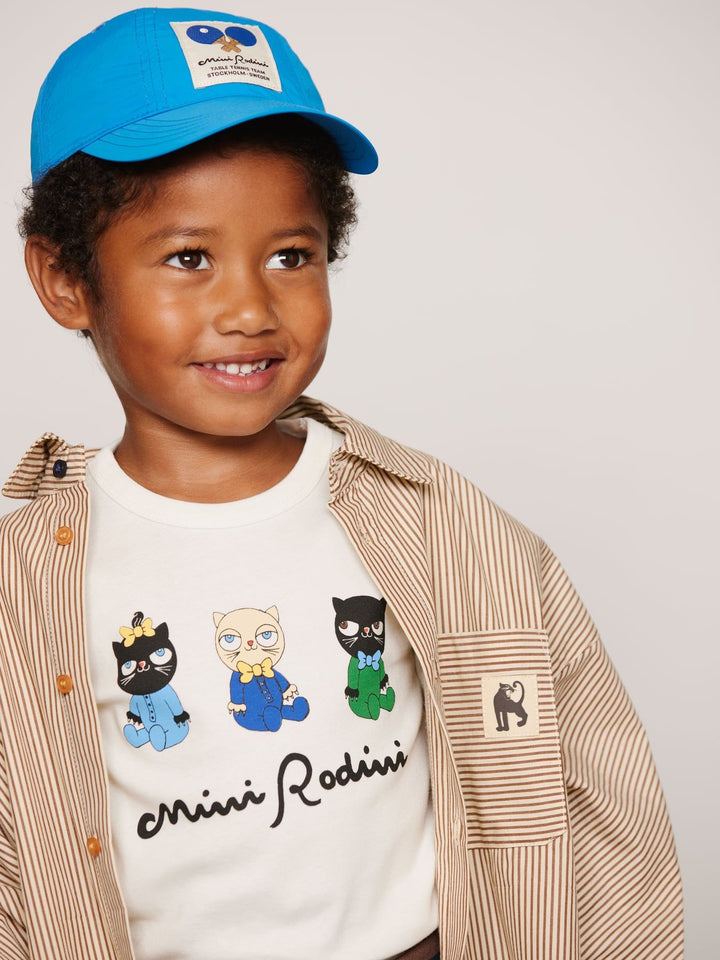 Mini Rodini Minibabies Short Sleeve Tee - White