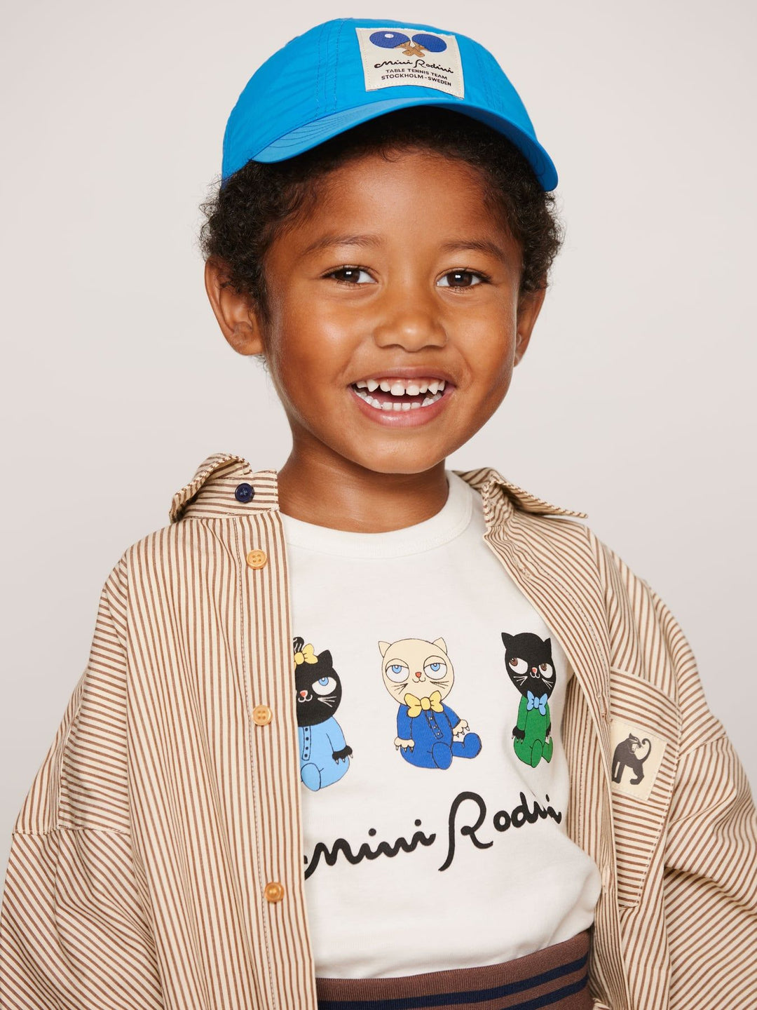 Mini Rodini Minibabies Short Sleeve Tee - White
