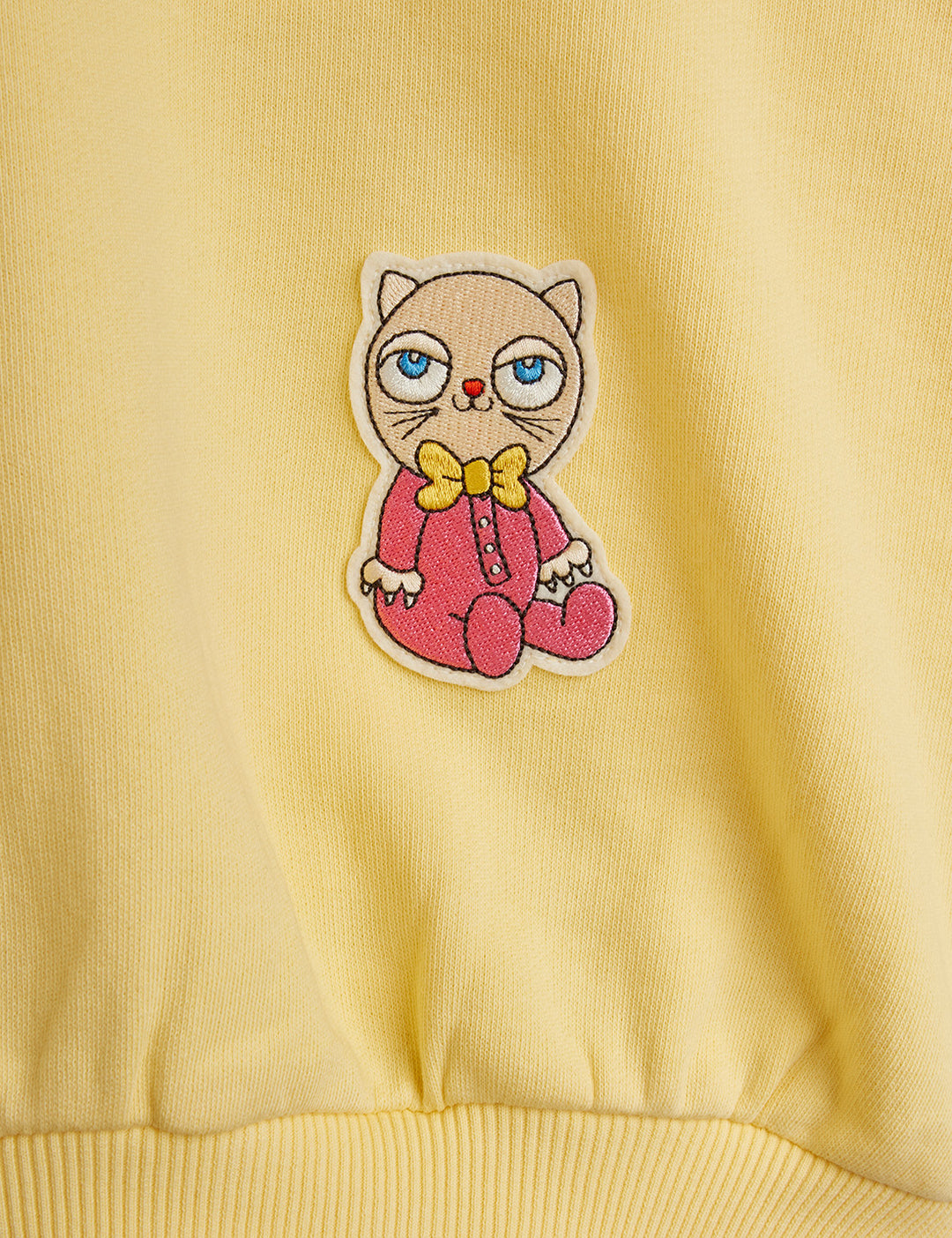 Mini Rodini Minibabies Patches Sweatshirt - Yellow