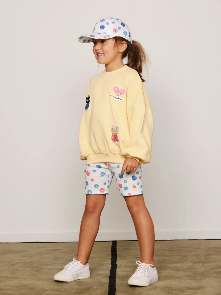 Mini Rodini Minibabies Patches Sweatshirt - Yellow