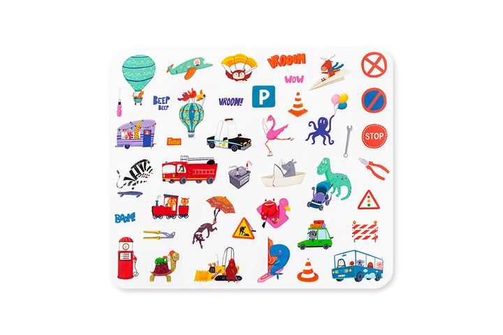 Edicare Editora 160 Sticker Set - Vehicles