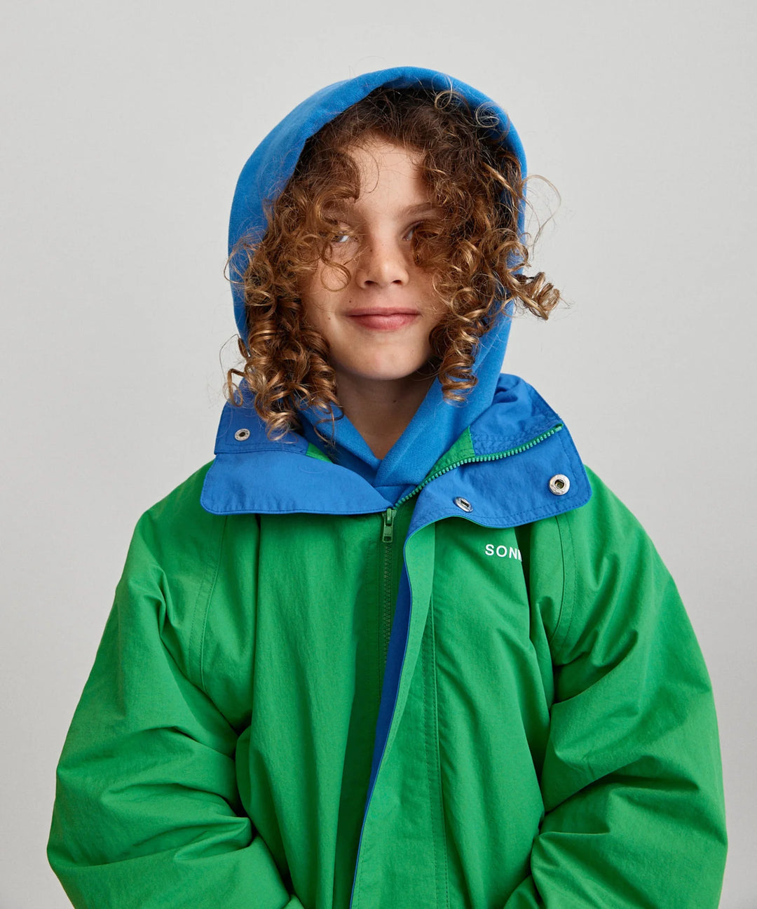 Sonnie Rain Jacket - Green / Blue