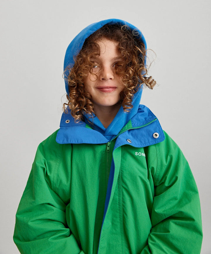 Sonnie Rain Jacket - Green / Blue
