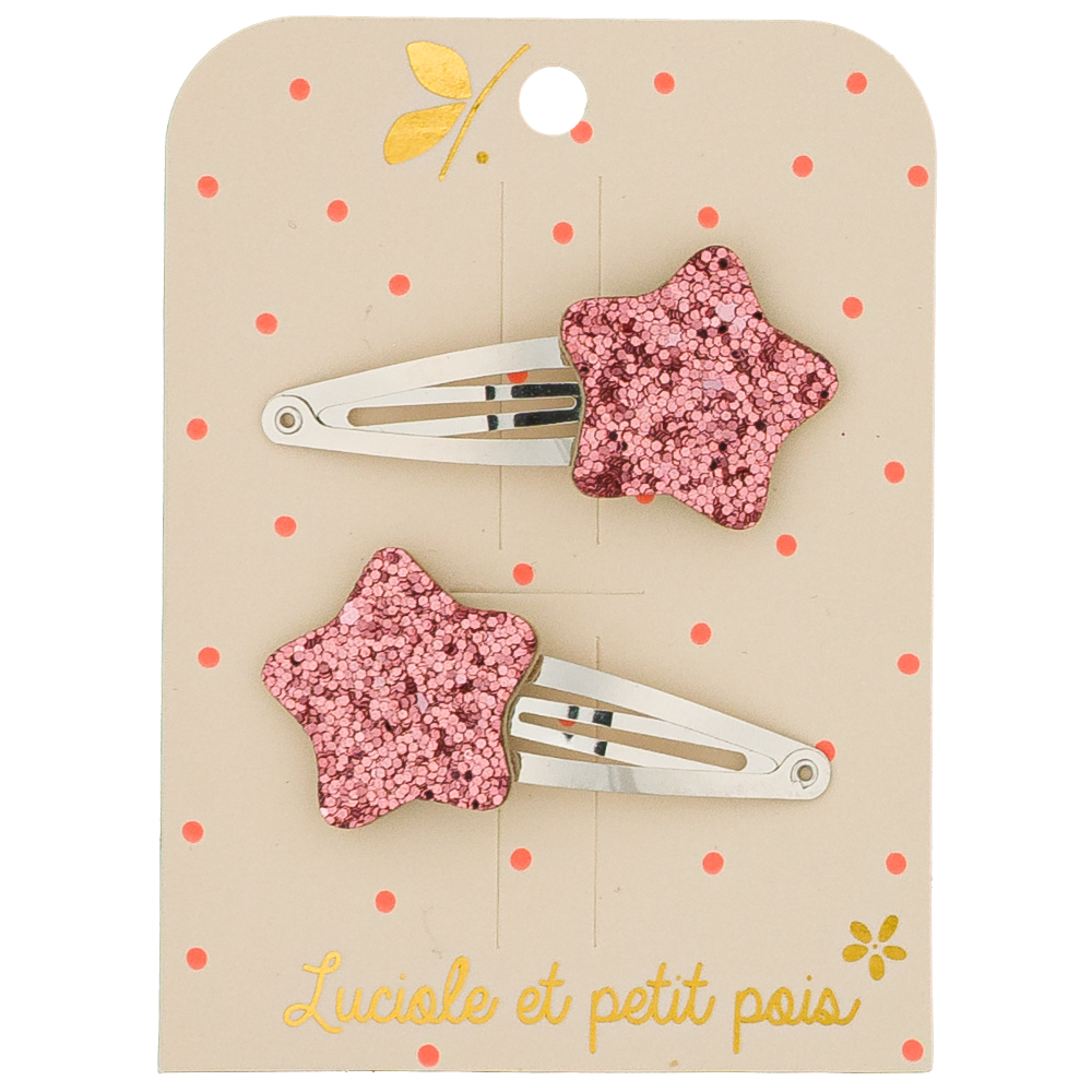 Luciole et Petit Pois Bubble Star Hair Clips - Pair