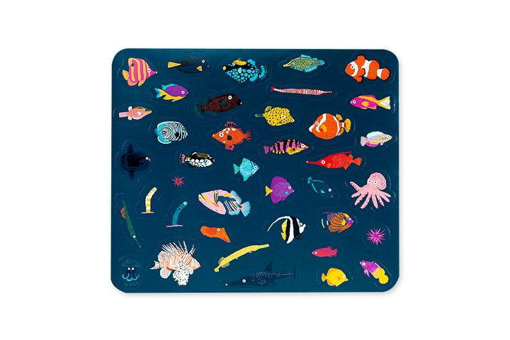 Edicare Editora 160 Sticker Set - Colourful Fish