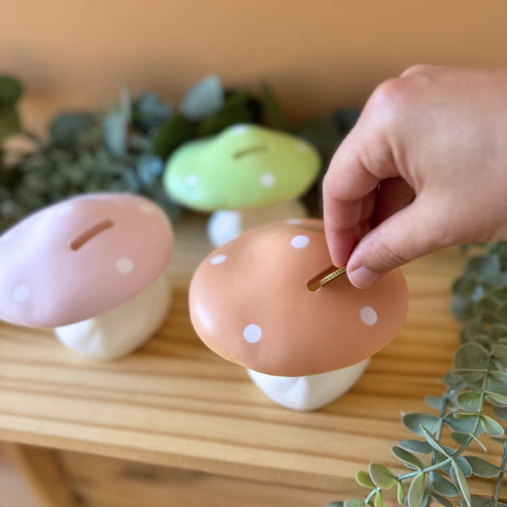 Egmont Toys Saving Bank Mushroom - Pink