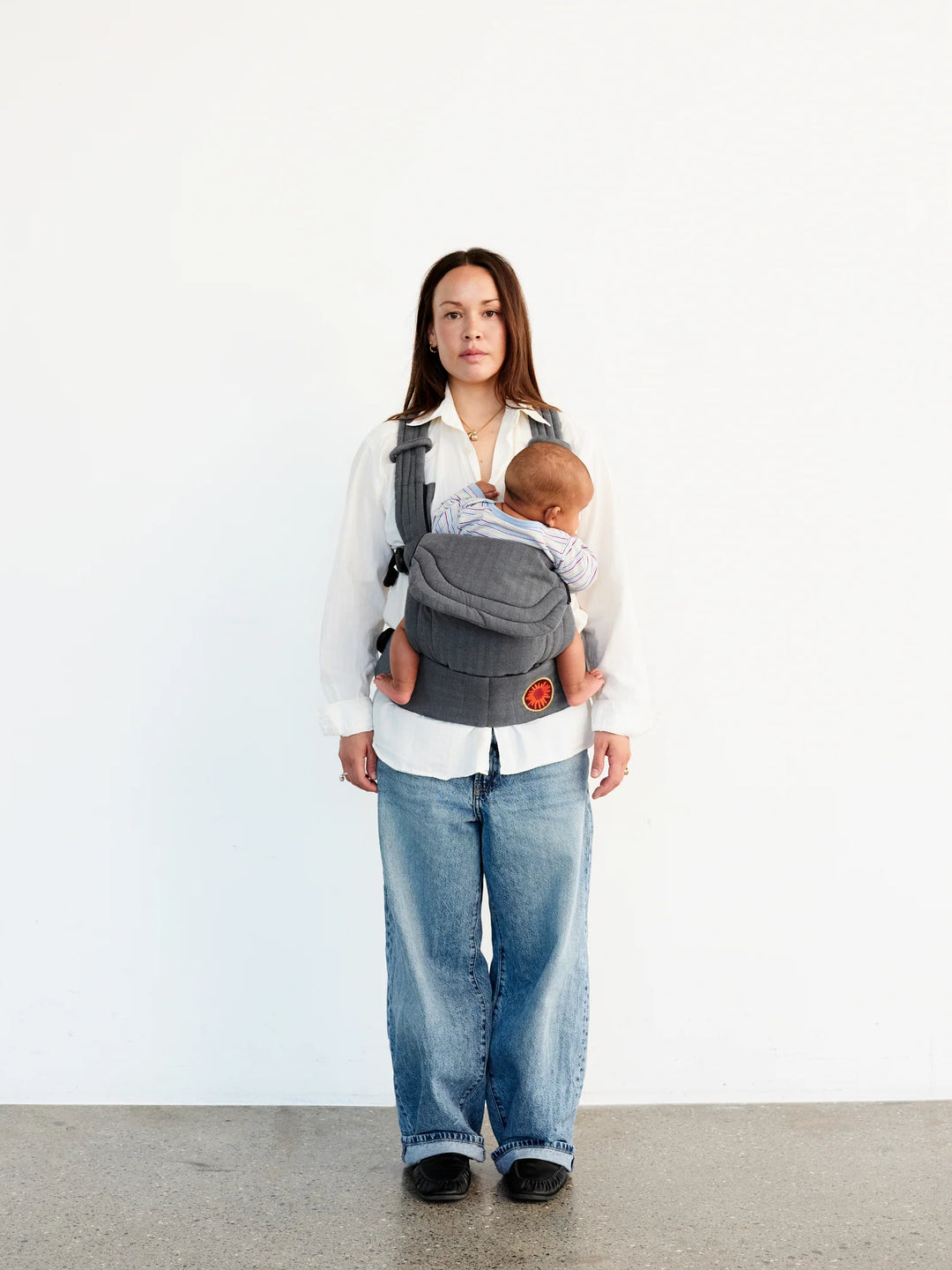 Moova Balance Baby Carrier - Atlantic Herringbone